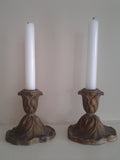 Vintage Syroco Wood Candlestick Holders