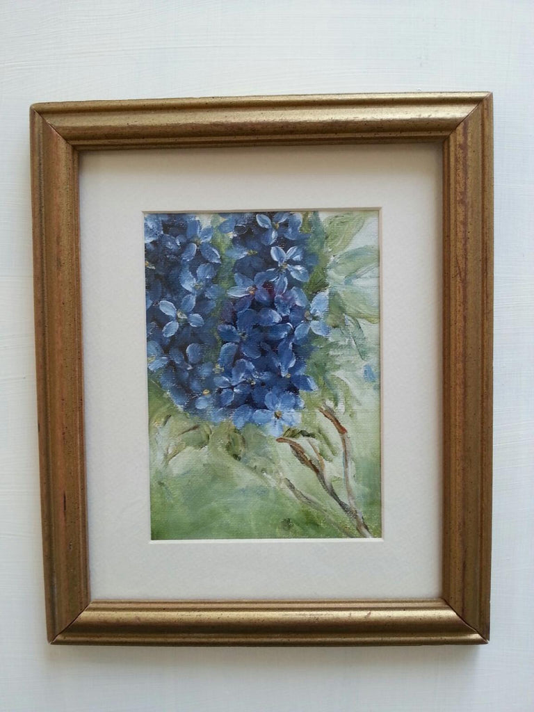 Blue Flowers - A Study