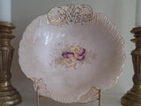 Vintage Limoges Porcelain Pansy Bowl